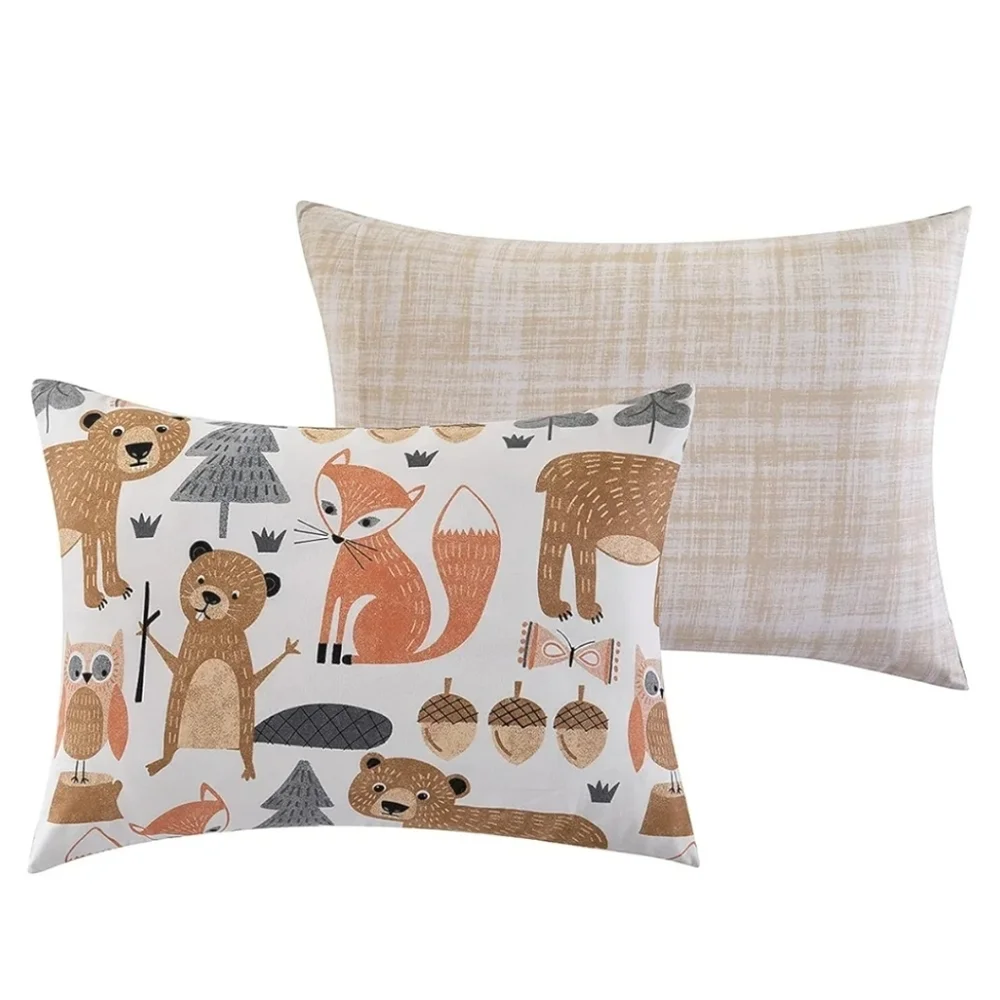 Twin Littler Campers Reversible 2 Pieces Bedding Comforter Set